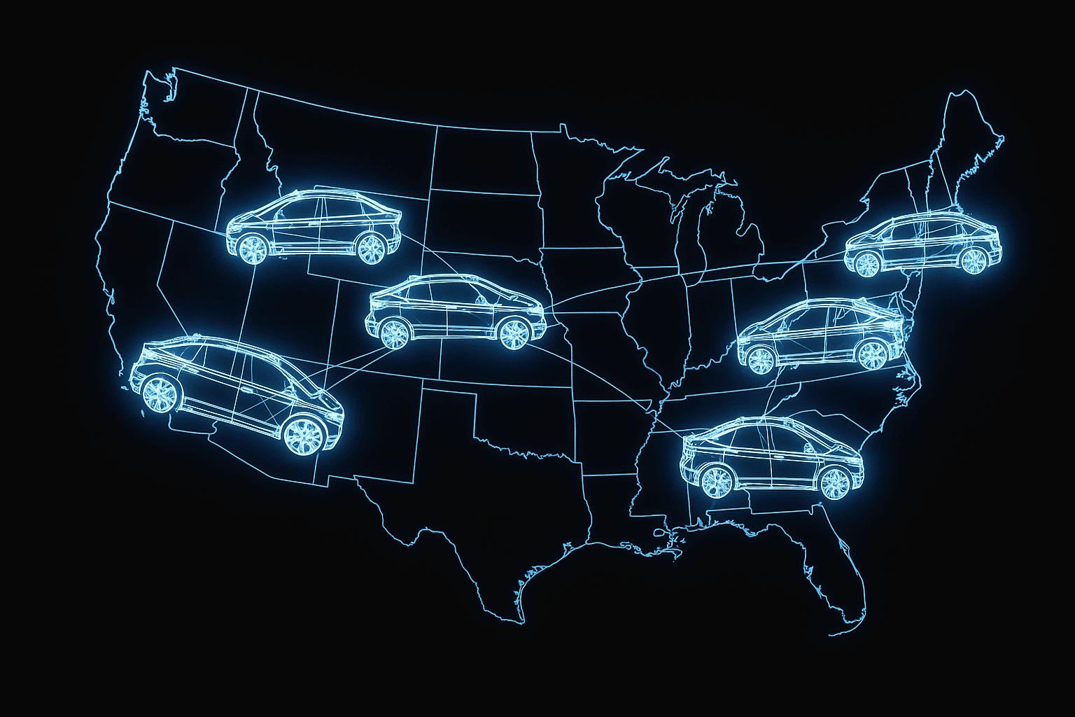 Vehicle relocation coverage across the United States